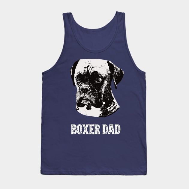 Boxer Dad Tank Top by DoggyStyles